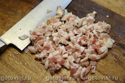 Котлет из скумбрии с беконом Котлет из скумбрии с беконом