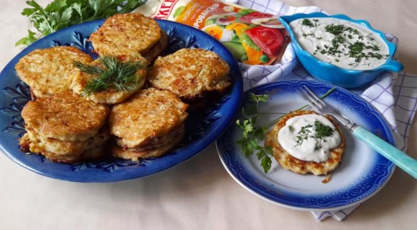 Оладьи из кабачков с майонезным соусом, пошаговый рецепт с фото от автора Konstanta
