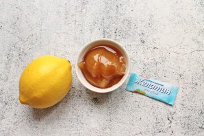 Лимонное желе с медом Лимонное желе с медом