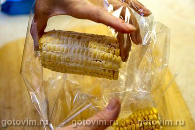 Кукуруза в початках в пакете для запекания Кукуруза в початках в пакете для запекания