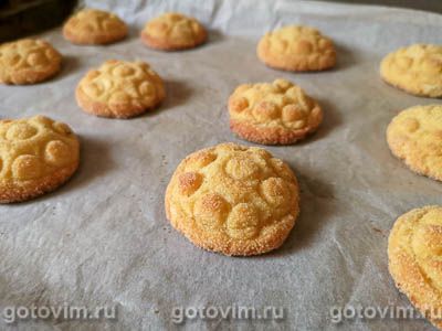Печенье из манки с яблоком