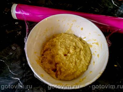 Печенье из манки с яблоком