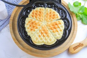 Хрустящие вафли на маргарине