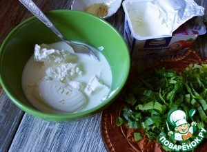Форель с цветной капустой и шпинатом Форель с цветной капустой и шпинатом