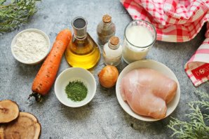Куриные грудки в сливочном соусе в мультиварке Куриные грудки в сливочном соусе в мультиварке
