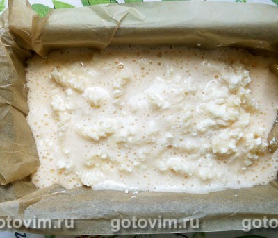 Макаронная запеканка с творогом и бананами