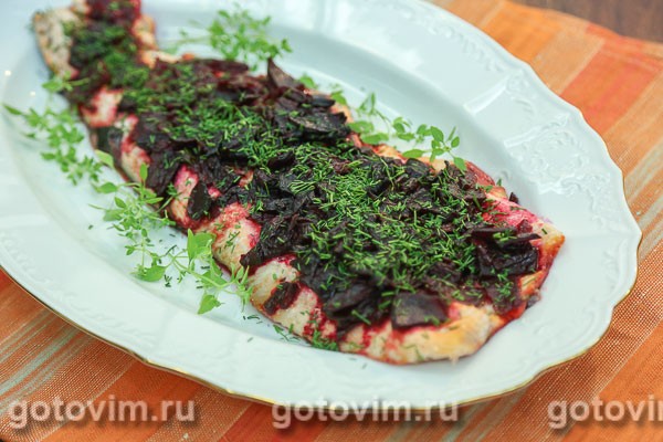 Лосось, запеченный со свеклой Лосось, запеченный со свеклой