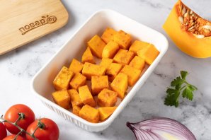 Теплый салат с тыквой и киноа Теплый салат с тыквой и киноа