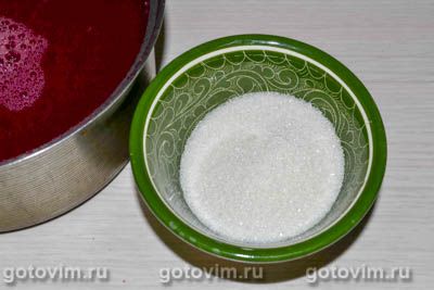 Кисель из малины и смородины