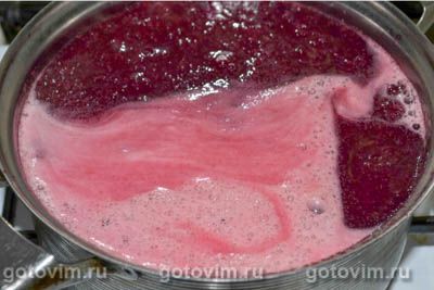 Кисель из малины и смородины