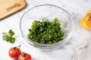 Теплый салат с тыквой и киноа Теплый салат с тыквой и киноа