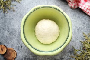 Дрожжевой пирог "Улитка" с мясным фаршем и картофелем Дрожжевой пирог "Улитка" с мясным фаршем и картофелем