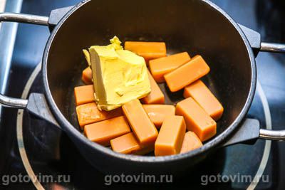 Сладкая колбаска из соломки со сливочной &laquo;Коровкой&raquo;