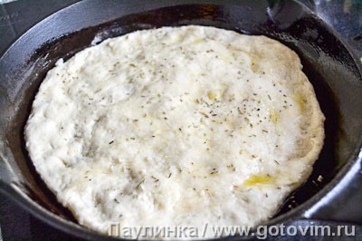 Фокачча с картофелем и розмарином (focaccia con patate e rosmarino) Фокачча с картофелем и розмарином (focaccia con patate e rosmarino)