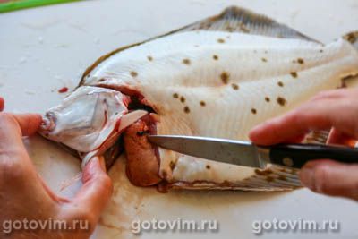 Камбала в духовке