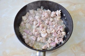 Киш с курицей и грибами Киш с курицей и грибами