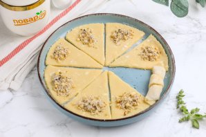 Рогалики песочные с орехами Рогалики песочные с орехами