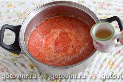 Печеные баклажаны в томатном соусе на зиму