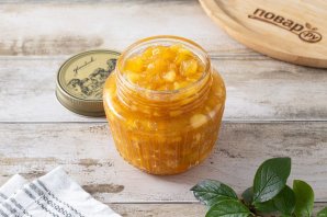 Варенье из яблок с апельсинами Варенье из яблок с апельсинами