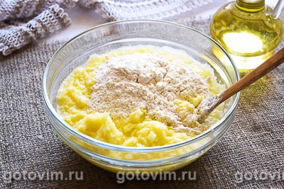 Картофельные оладьи с сыром и зеленью Картофельные оладьи с сыром и зеленью