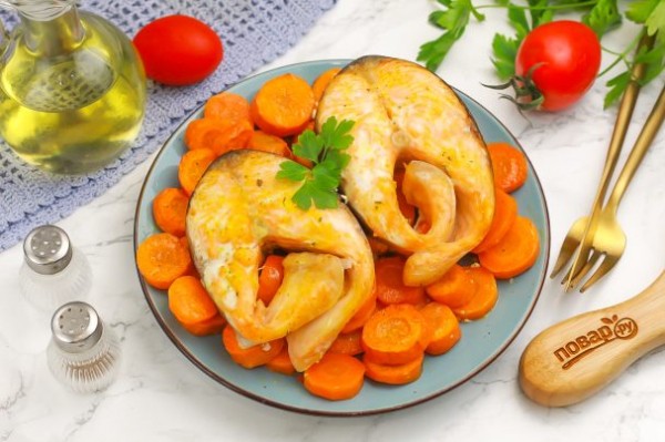 Семга с морковью Семга с морковью