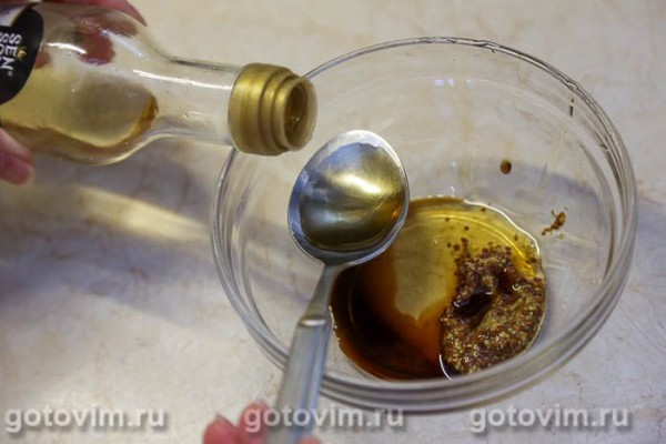 Куриные крылья в остром маринаде с медово-горчичной глазурью