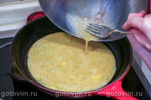 Овощи с омлетом по-китайски Овощи с омлетом по-китайски