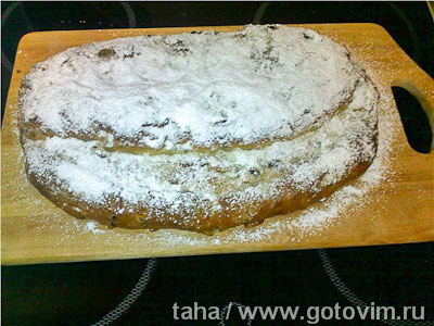 Рождественский штоллен с марципаном (Christstollen)