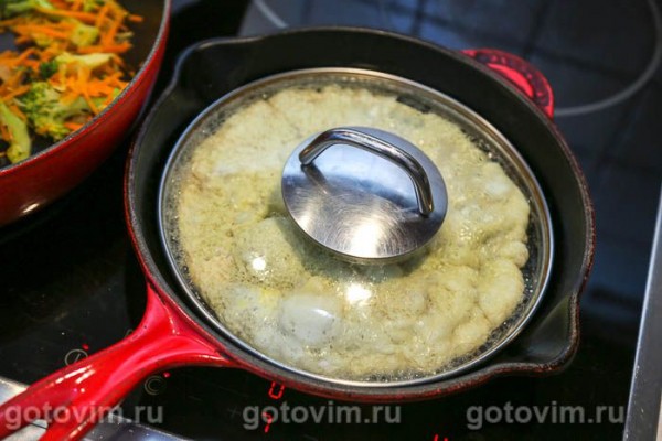 Овощи с омлетом по-китайски Овощи с омлетом по-китайски